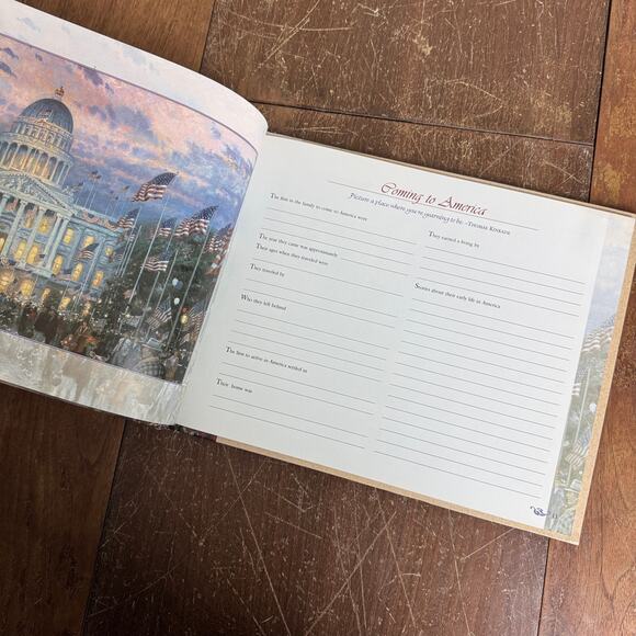 Thomas Kinkade Then and Now Remembering‎ the Generations 1998 UNUSED - Picture 14 of 15